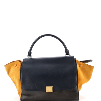 Celine Tricolor Trapeze Bag Leather Medium