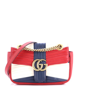 Gucci GG Marmont Flap Bag Matelasse Leather Small