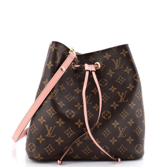 Louis Vuitton NeoNoe Handbag Monogram Canvas with Leather MM