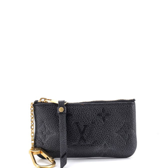 Louis Vuitton Zip Key Pouch Monogram Empreinte Leather