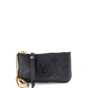 Louis Vuitton Zip Key Pouch Monogram Empreinte Leather