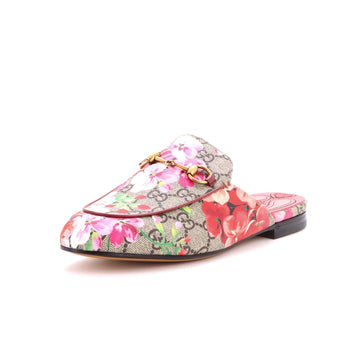 Gucci Women's Princetown Mules Printed GG Coated Canvas
