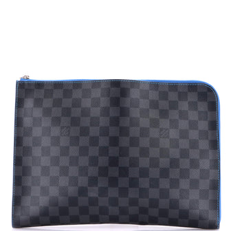 Louis Vuitton Zip Around Pochette Jour Damier Graphite GM
