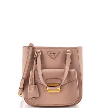 Prada Metropolis Tote Saffiano Leather Small