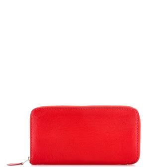 Hermes Azap Zip Around Wallet Chevre Mysore Long