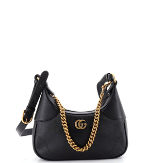 Gucci Aphrodite Zip Shoulder Bag Leather Small