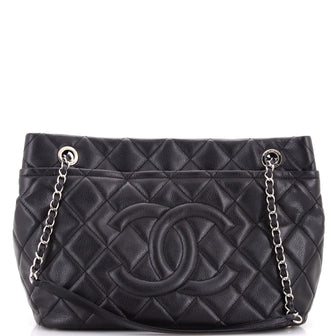 Chanel Timeless CC Soft Tote Quilted Caviar Medium