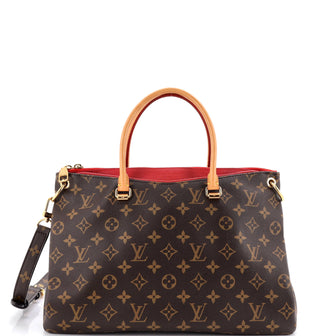Louis Vuitton Pallas Tote Monogram Canvas with Leather