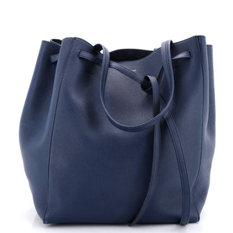 Celine Phantom Tie Cabas Tote Leather Medium