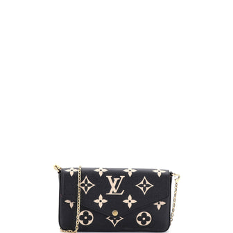 Louis Vuitton Felicie Pochette Bicolor Monogram Empreinte Giant