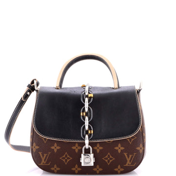 Louis Vuitton Chain It Handbag Monogram Canvas with Leather PM