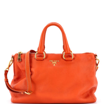 Prada Convertible Boston Bag Vitello Daino Medium