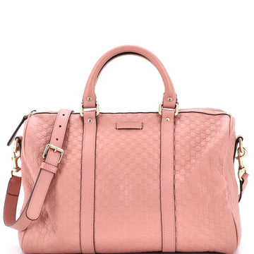Gucci Joy Boston Bag Microguccissima Leather Medium