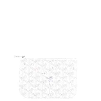 Goyard Senat Zip Pouch Coated Canvas Mini
