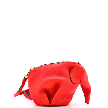 Loewe Elephant Crossbody Bag Leather Mini