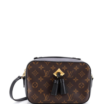 Louis Vuitton Saintonge Handbag Monogram Canvas with Leather