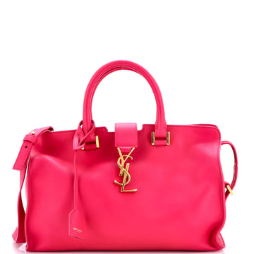 Saint Laurent Monogram Cabas Leather Small