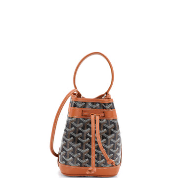 Goyard Petit Flot Bucket Bag Coated Canvas Mini