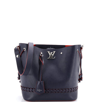 Louis Vuitton Lockme Bucket Bag Braided Leather