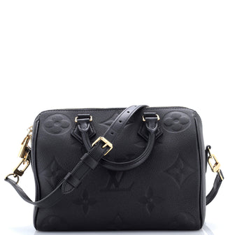 Louis Vuitton Speedy Bandouliere Bag Monogram Empreinte Giant 25