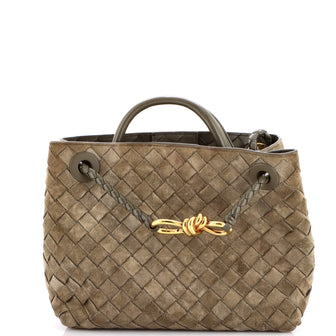 Bottega Veneta Andiamo Top Handle Bag Intrecciato Nappa Small