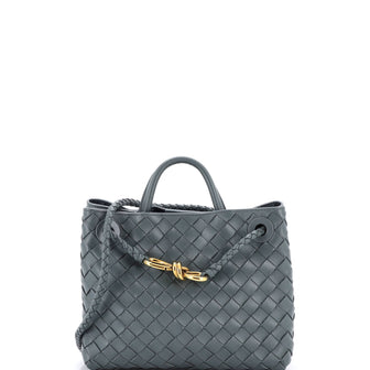 Bottega Veneta Andiamo Top Handle Bag Intrecciato Nappa Small