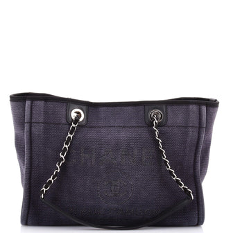 Chanel Deauville Tote Mixed Fibers Small
