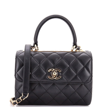 Chanel Trendy CC Top Handle Bag Quilted Lambskin Small