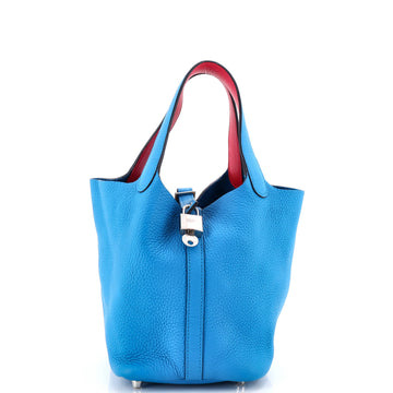 Hermes Eclat Picotin Lock Bag Clemence PM