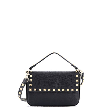 Valentino Garavani Rockstud Top Handle Crossbody Pouch Leather Mini