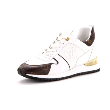 Louis Vuitton Women's Run Away Sneakers Mesh with Monogram Canvas and Leather