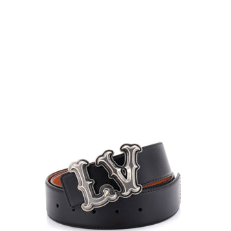 Louis Vuitton LV Ranch Reversible Belt Leather Wide