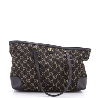 Gucci Ophidia Shopping Tote GG Denim Medium