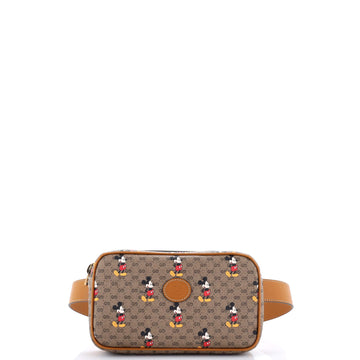 Gucci Disney Mickey Mouse Belt Bag Printed Mini GG Coated Canvas Small