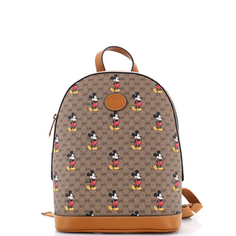 Gucci Disney Mickey Mouse Backpack Printed Mini GG Coated Canvas Small