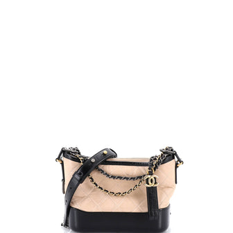 Chanel Gabrielle Hobo Quilted Aged Calfskin Small