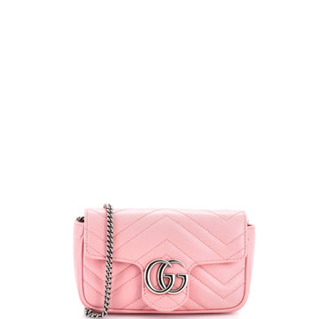 Gucci GG Marmont Flap Bag Matelasse Leather Super Mini