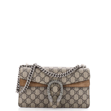 Gucci Dionysus Bag GG Coated Canvas with Crystal Embellished Metal Small