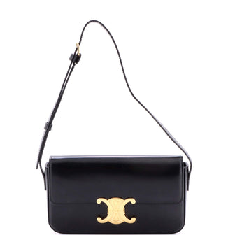 Celine Triomphe East-West Shoulder Bag Smooth Calfskin