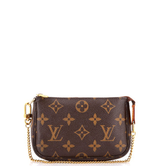 Louis Vuitton Petit Bucket Zip Pouch Monogram Canvas