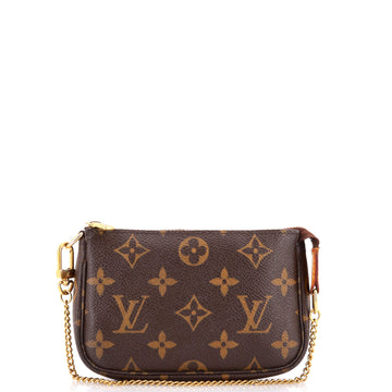 Louis Vuitton Petit Bucket Zip Pouch Monogram Canvas