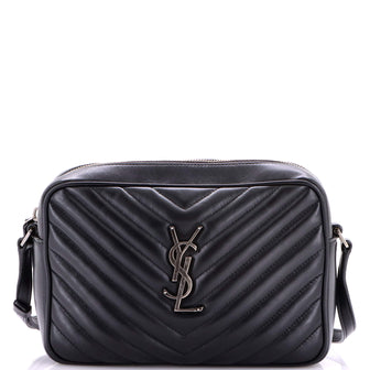 Saint Laurent Lou Camera Bag Matelasse Chevron Leather Small