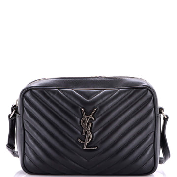 Saint Laurent Lou Camera Bag Matelasse Chevron Leather Small