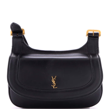 Saint Laurent Charlie Shoulder Bag Leather Small
