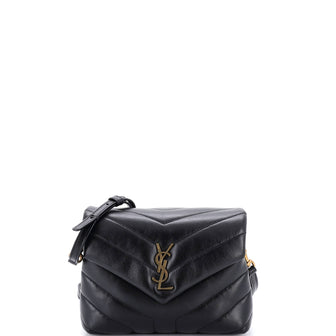 Saint Laurent Loulou Shoulder Bag Matelasse Chevron Leather Toy