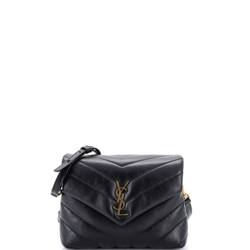Saint Laurent Loulou Shoulder Bag Matelasse Chevron Leather Toy