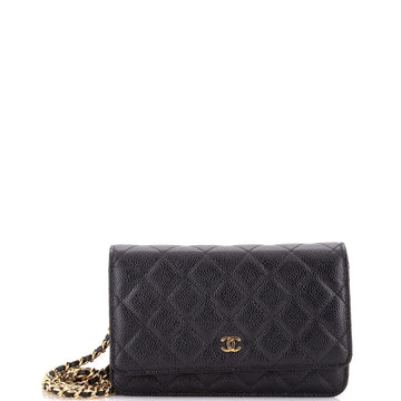 Chanel Wallet on Chain Quilted Caviar