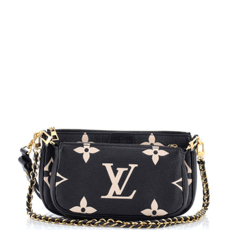 Louis Vuitton Multi Pochette Accessoires Bicolor Monogram Empreinte Giant