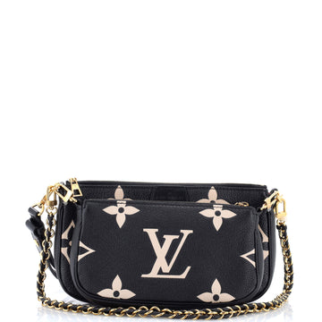 Louis Vuitton Multi Pochette Accessoires Bicolor Monogram Empreinte Giant