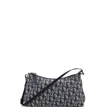 Christian Dior Vintage Trotter Pochette Shoulder Bag Diorissimo Canvas Small